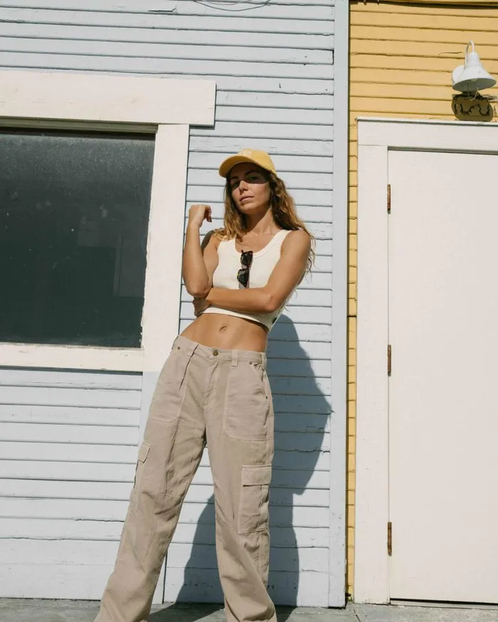 Billabong Walk Along Pants Cobblestone Womens Jeans and Pants