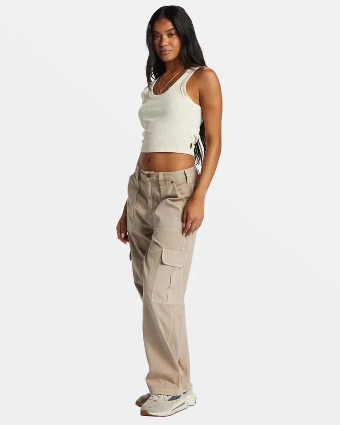 Billabong Walk Along Pants Cobblestone Womens Jeans and Pants Billabong Walk Along Pants Cobblestone Womens Jeans and Pants