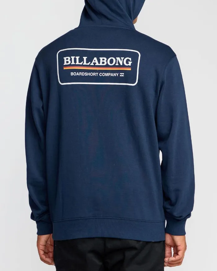 Billabong Walled Pullover Navy Mens Hoodies and Fleece