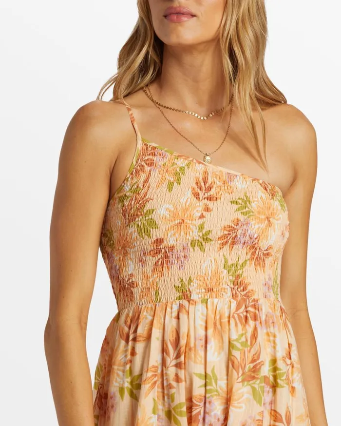 Billabong Warmer Days One Shoulder Maxi Dress Peach Whip Womens Dresses Billabong Warmer Days One Shoulder Maxi Dress Peach Whip Womens Dresses