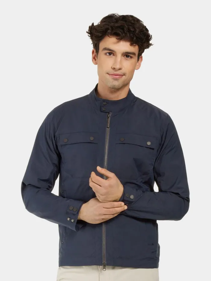 Birger Jacket Dark Night Blue Men Didriksons Spring Jackets