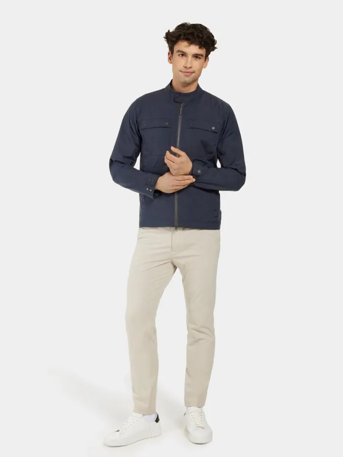 Birger Jacket Dark Night Blue Men Didriksons Spring Jackets