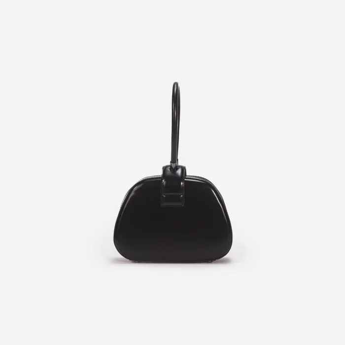 Black Leather Top Handle Mini Bag Women Self Portrait Mini Black Leather Top Handle Mini Bag Women Self Portrait Mini
