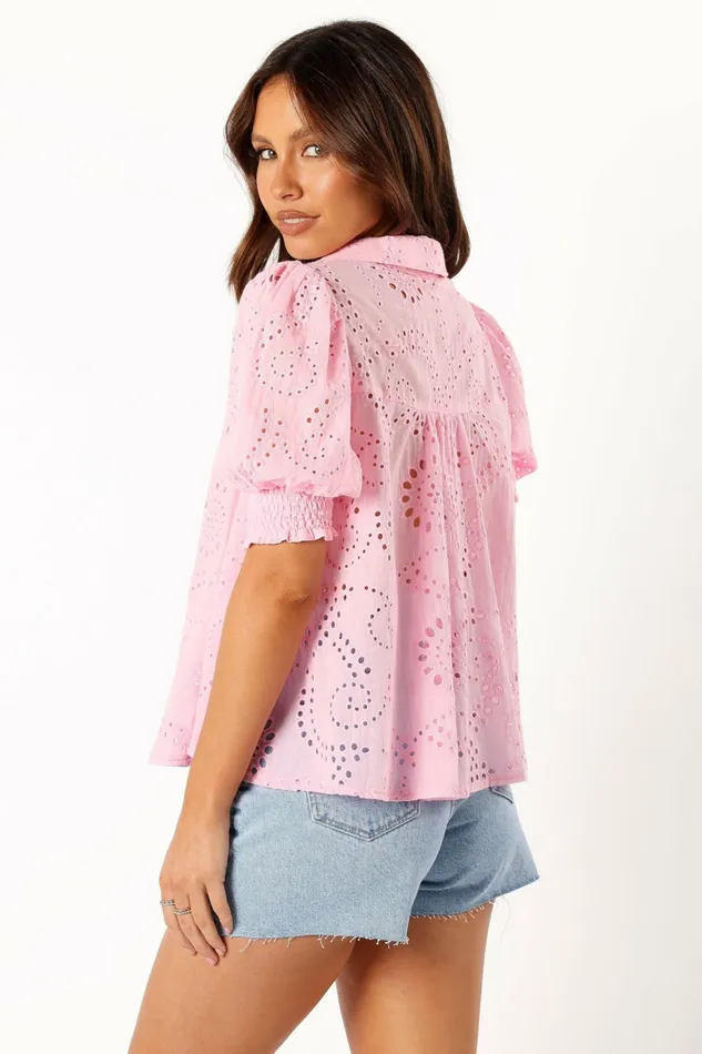 Blouses and Shirts Petal and Pup Women Janelle Top Pink