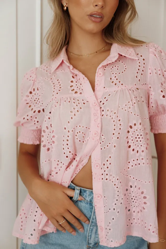 Blouses and Shirts Petal and Pup Women Janelle Top Pink