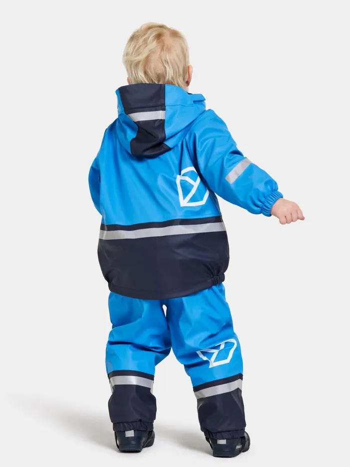 Boardman Kids039 Set Galon Sharp Blue Kids Didriksons Lined Rain Set
