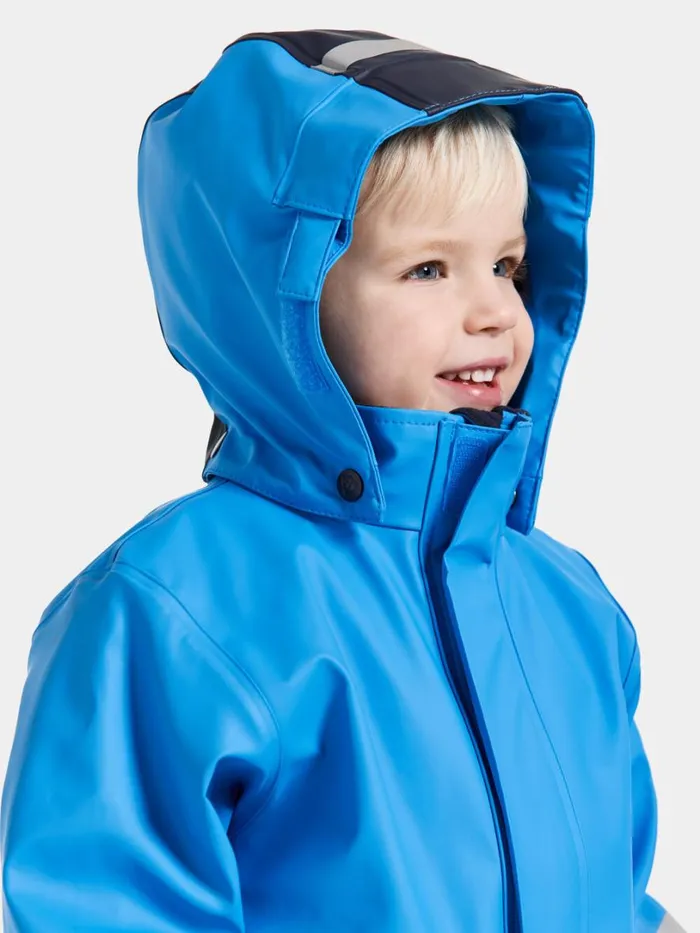 Boardman Kids039 Set Galon Sharp Blue Kids Didriksons Lined Rain Set