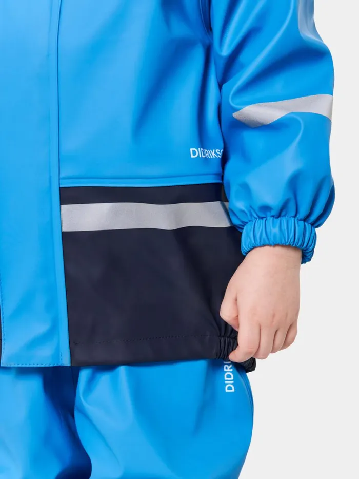 Boardman Kids039 Set Galon Sharp Blue Kids Didriksons Lined Rain Set