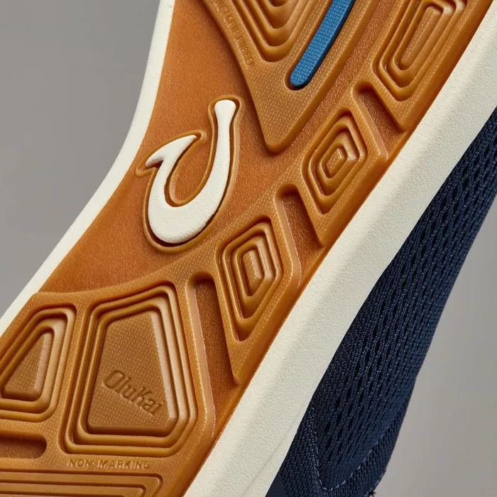 Boat Shoes Men Olukai Moku Pae Boat Shoes 8211 Trench Blue Off White