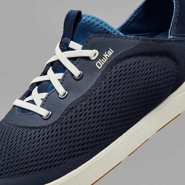 Boat Shoes Men Olukai Moku Pae Boat Shoes 8211 Trench Blue Off White