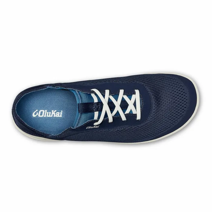 Boat Shoes Men Olukai Moku Pae Boat Shoes 8211 Trench Blue Off White
