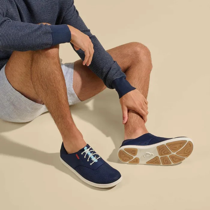 Boat Shoes Men Olukai Nohea Moku Boat Shoes 8211 Deepest Depths White Sand