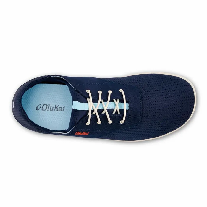 Boat Shoes Men Olukai Nohea Moku Boat Shoes 8211 Deepest Depths White Sand