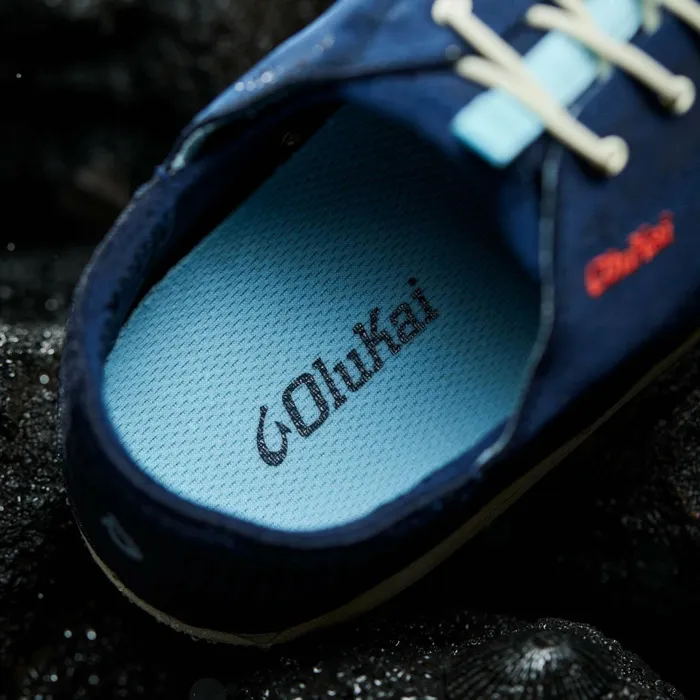 Boat Shoes Men Olukai Nohea Moku Boat Shoes 8211 Deepest Depths White Sand