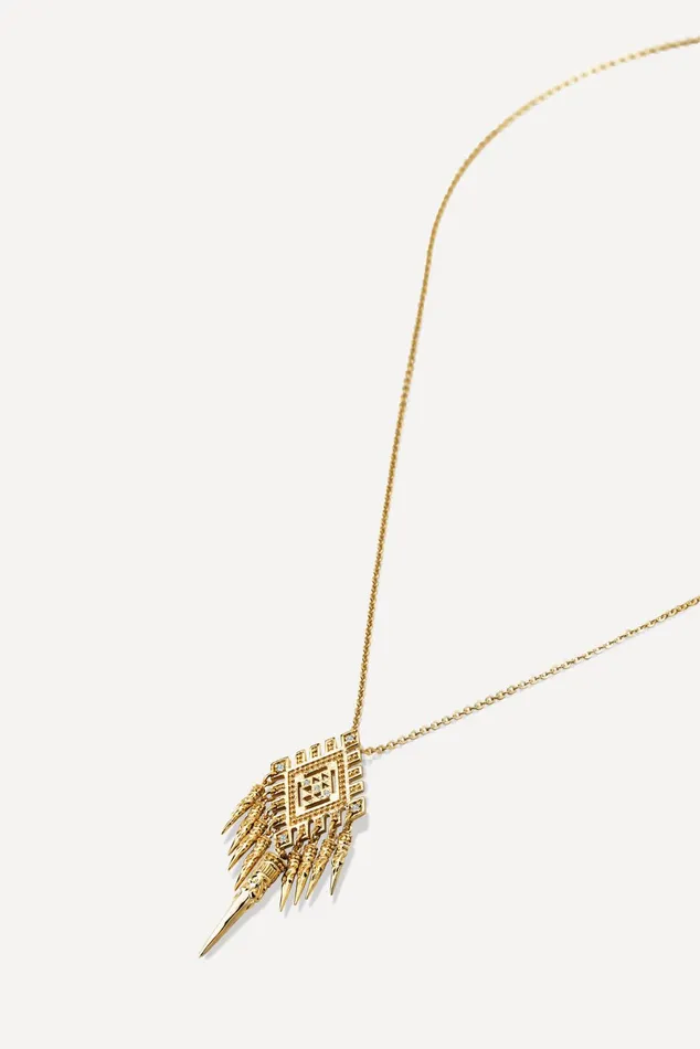 Boho Necklace Jazzy Gray Women Baandsh Jewelry