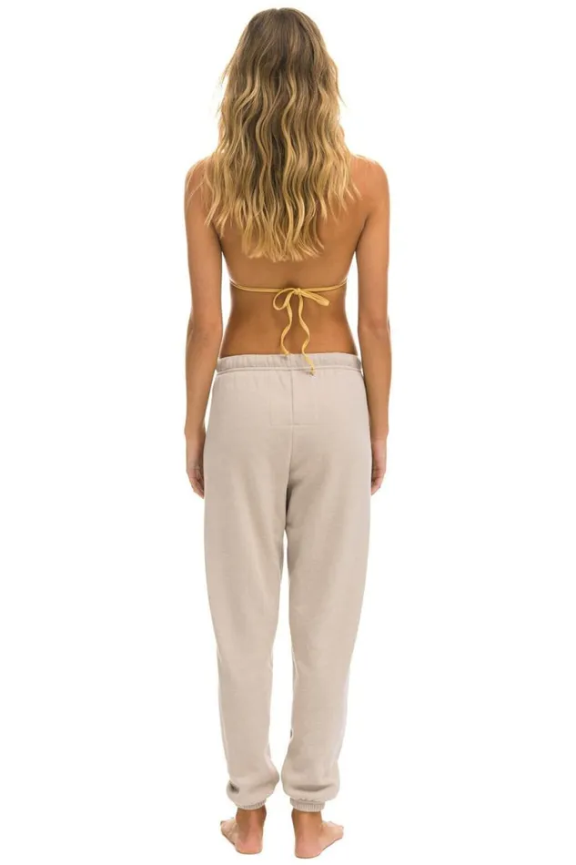 Bolt Sweatpants 8211 Sand Mocha Women Aviator Nation Sweatpants