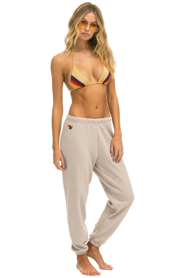 Bolt Sweatpants 8211 Sand Mocha Women Aviator Nation Sweatpants