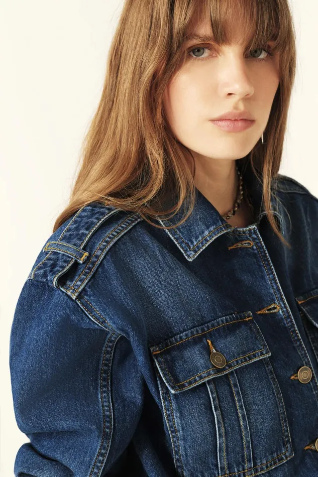Bolto Jacket Bolto Blue Women Baandsh Jackets and Coats
