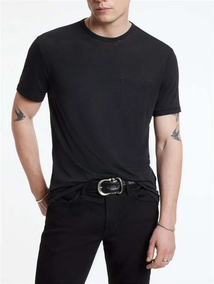 BOND BURNOUT TSHIRT Black Men John Varvatos TShirts