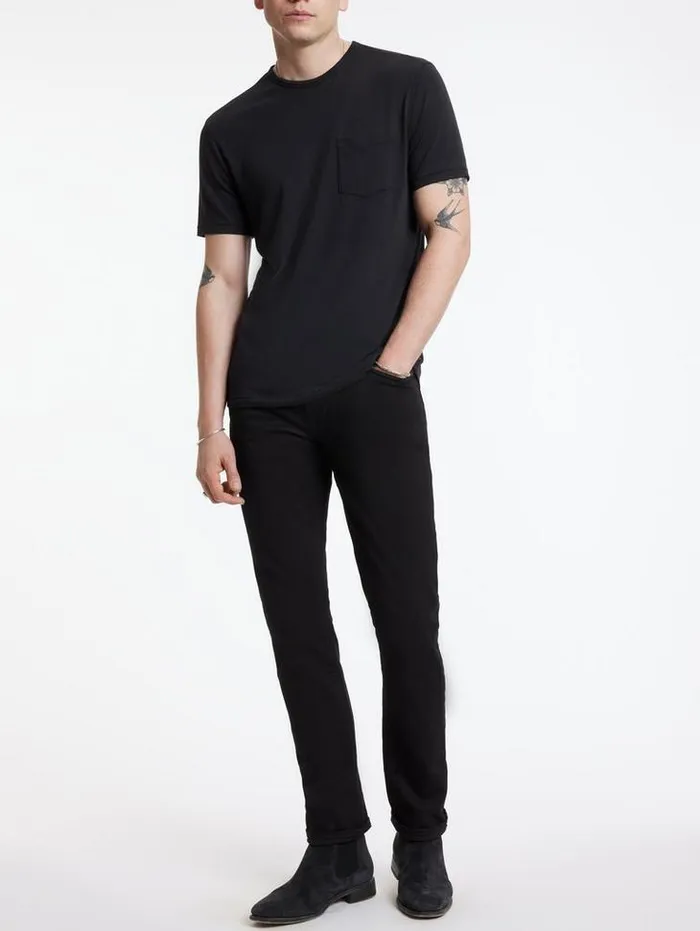 BOND BURNOUT TSHIRT Black Men John Varvatos TShirts