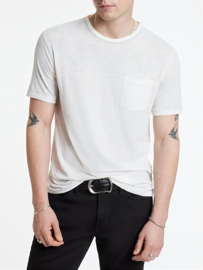 BOND BURNOUT TSHIRT Salt Men John Varvatos TShirts