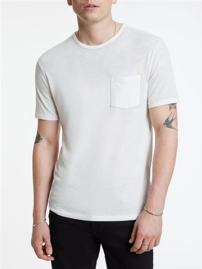 BOND BURNOUT TSHIRT Salt Men John Varvatos TShirts