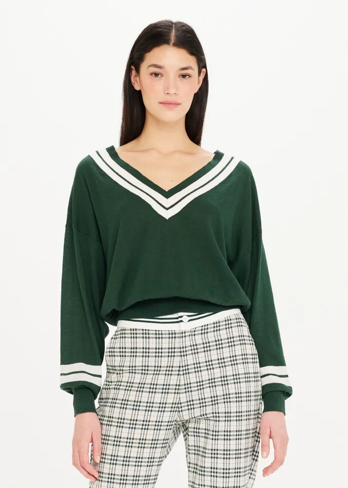 BONITA KNIT CREW Women Golf THE UPSIDE BONITA KNIT CREW Women Golf THE UPSIDE
