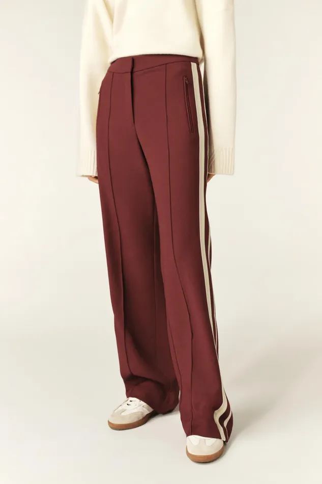 Bootcut Pants Soda Red Women Baandsh Pants and Jeans