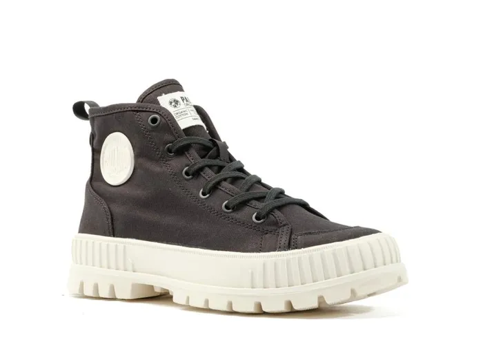 Boots Kids PALLADIUM PALLASHOCK ORGANIC 2 Black Boots Kids PALLADIUM PALLASHOCK ORGANIC 2 Black