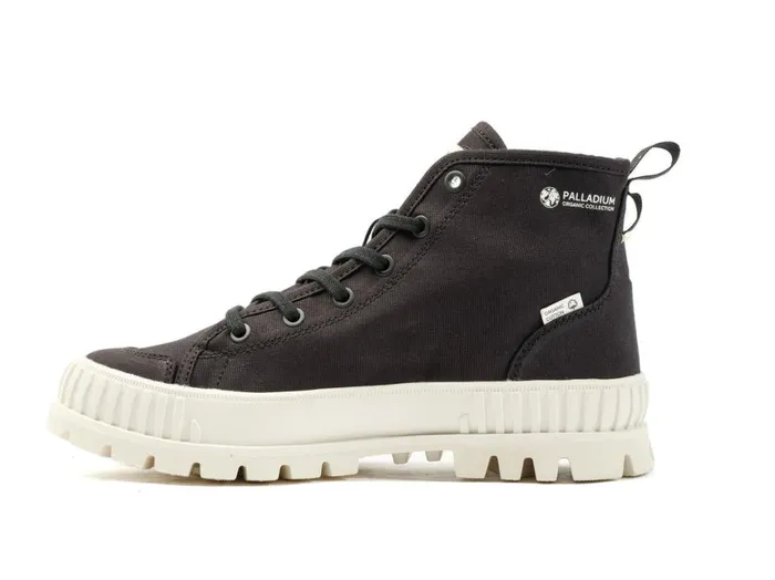 Boots Kids PALLADIUM PALLASHOCK ORGANIC 2 Black Boots Kids PALLADIUM PALLASHOCK ORGANIC 2 Black