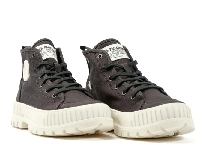 Boots Kids PALLADIUM PALLASHOCK ORGANIC 2 Black Boots Kids PALLADIUM PALLASHOCK ORGANIC 2 Black