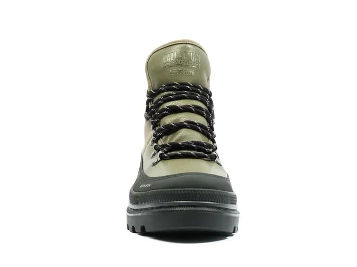 Boots Kids PALLADIUM PALLATROOPER HIKER WP X FINISTERRE Olive Night Boots Kids PALLADIUM PALLATROOPER HIKER WP X FINISTERRE Olive Night