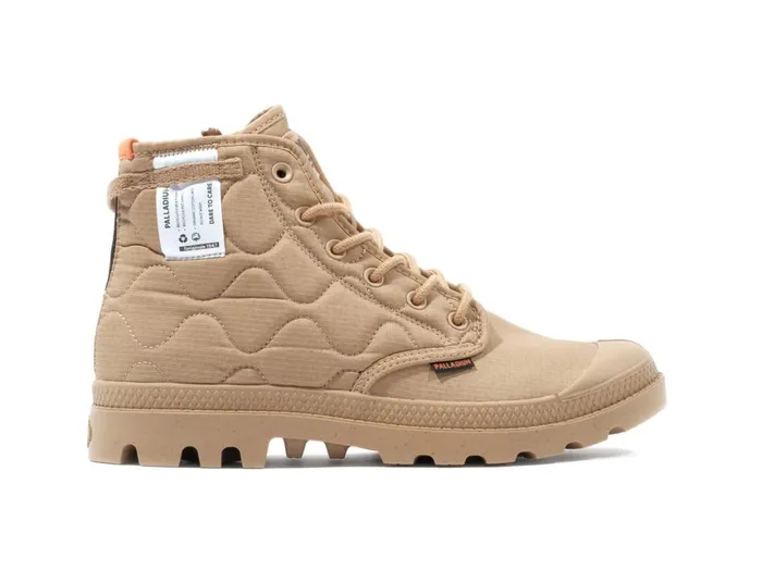 Boots Kids PALLADIUM PAMPA REQUILTED Desert