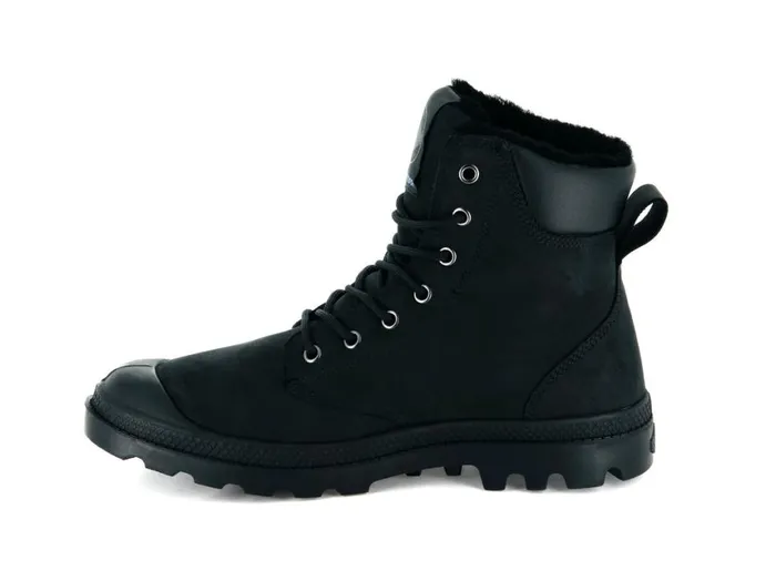 Boots Kids PALLADIUM PAMPA SPORT CUFF WPS Blackblack Boots Kids PALLADIUM PAMPA SPORT CUFF WPS Blackblack