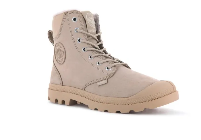 Boots Kids PALLADIUM PAMPA SPORT CUFF WPS Warm Sand Boots Kids PALLADIUM PAMPA SPORT CUFF WPS Warm Sand