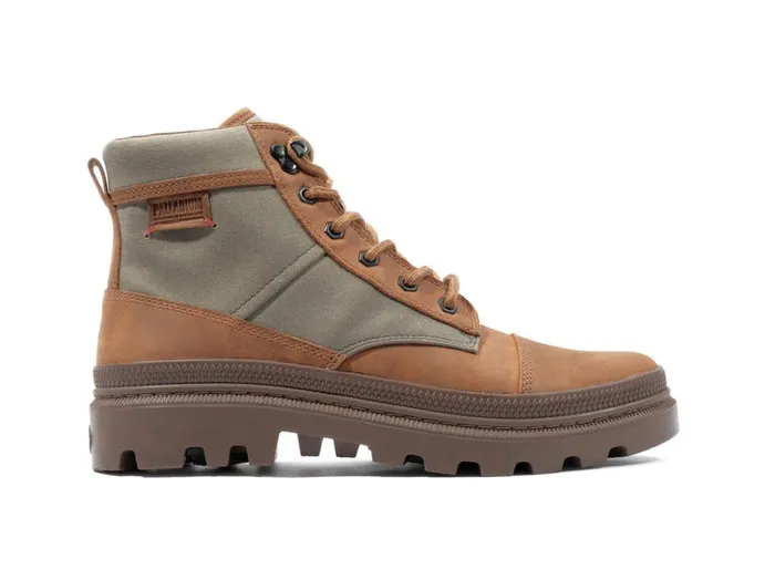 Boots Men PALLADIUM PALLATROOPER ROUGH Olive Nighthoney