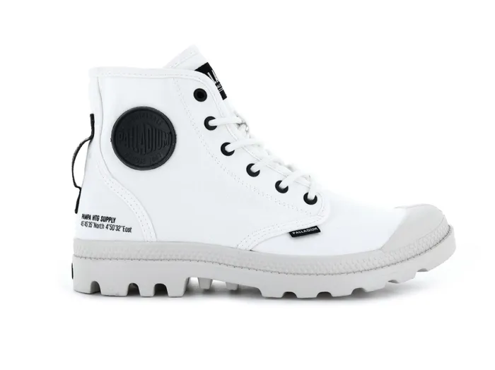 Boots Men PALLADIUM PAMPA HI HTG SUPPLY Star White