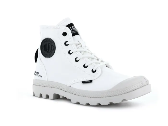 Boots Men PALLADIUM PAMPA HI HTG SUPPLY Star White Boots Men PALLADIUM PAMPA HI HTG SUPPLY Star White