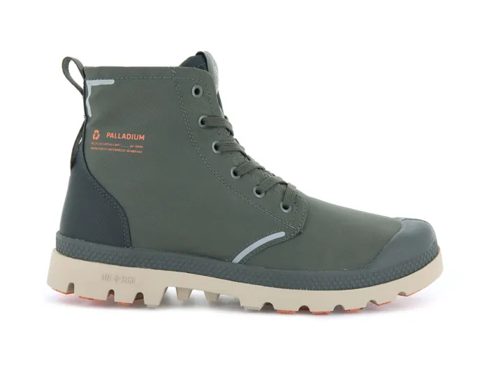 Boots Men PALLADIUM PAMPA LITE RECYCLE WP Olive Nightbeluga