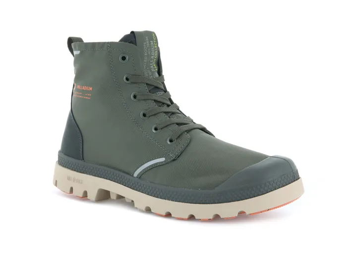 Boots Men PALLADIUM PAMPA LITE RECYCLE WP Olive Nightbeluga Boots Men PALLADIUM PAMPA LITE RECYCLE WP Olive Nightbeluga
