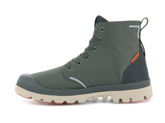 Boots Men PALLADIUM PAMPA LITE RECYCLE WP Olive Nightbeluga Boots Men PALLADIUM PAMPA LITE RECYCLE WP Olive Nightbeluga