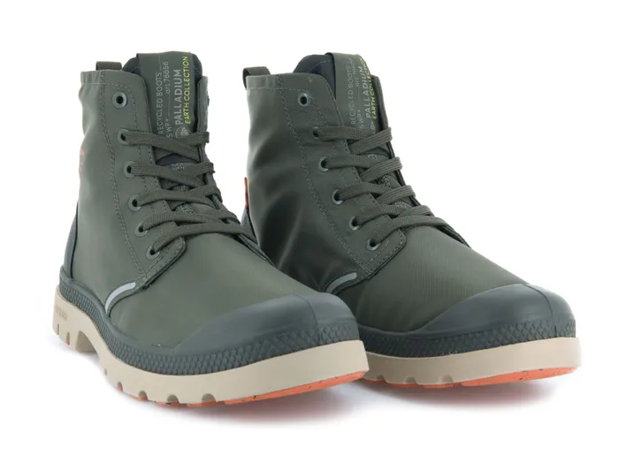Boots Men PALLADIUM PAMPA LITE RECYCLE WP Olive Nightbeluga Boots Men PALLADIUM PAMPA LITE RECYCLE WP Olive Nightbeluga