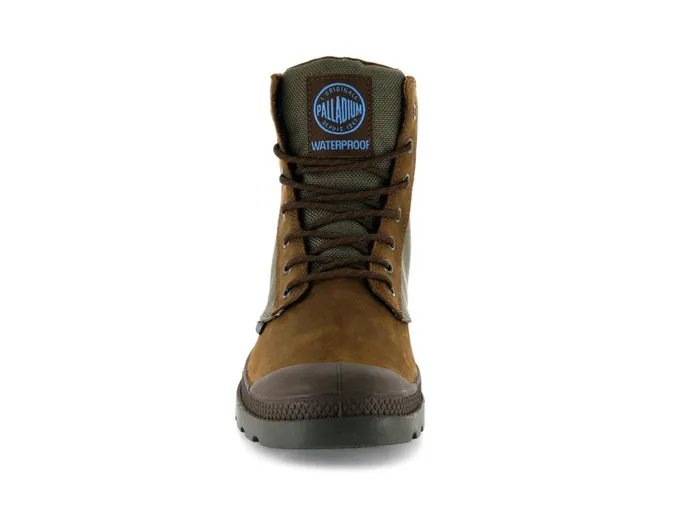 Boots Men PALLADIUM PAMPA SPORT CUFF WPN Bridle Brownmoon Mist Boots Men PALLADIUM PAMPA SPORT CUFF WPN Bridle Brownmoon Mist