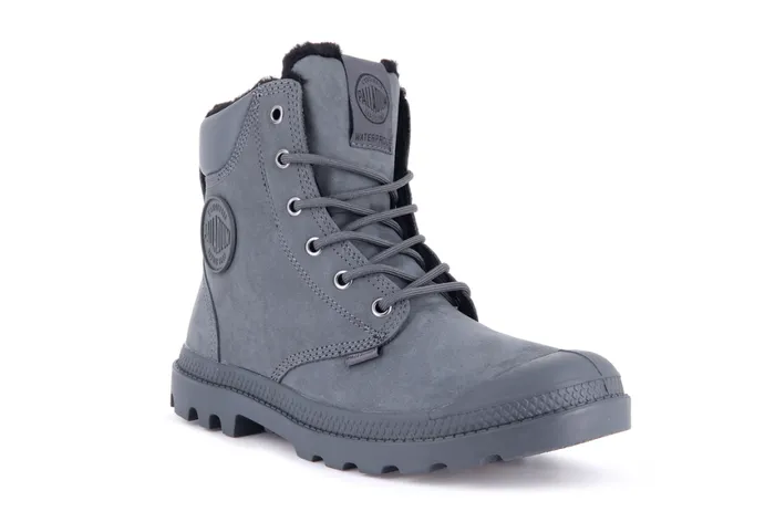 Boots Men PALLADIUM PAMPA SPORT CUFF WPS Dark Shadow Boots Men PALLADIUM PAMPA SPORT CUFF WPS Dark Shadow