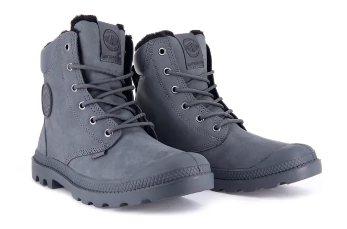 Boots Men PALLADIUM PAMPA SPORT CUFF WPS Dark Shadow Boots Men PALLADIUM PAMPA SPORT CUFF WPS Dark Shadow