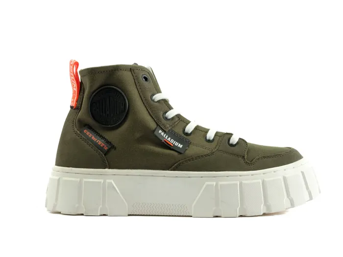 Boots Women PALLADIUM PALLATOWER HI Olive Night