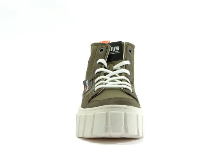 Boots Women PALLADIUM PALLATOWER HI Olive Night Boots Women PALLADIUM PALLATOWER HI Olive Night