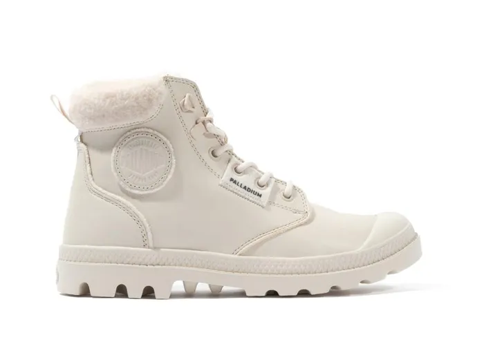 Boots Women PALLADIUM PAMPA HI SNOW WARM Almond Milk