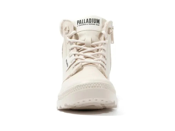 Boots Women PALLADIUM PAMPA HI SNOW WARM Almond Milk Boots Women PALLADIUM PAMPA HI SNOW WARM Almond Milk