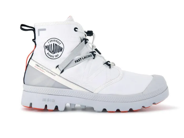 Boots Women PALLADIUM PAMPA TRAVEL LITE WATERPROOF Star White